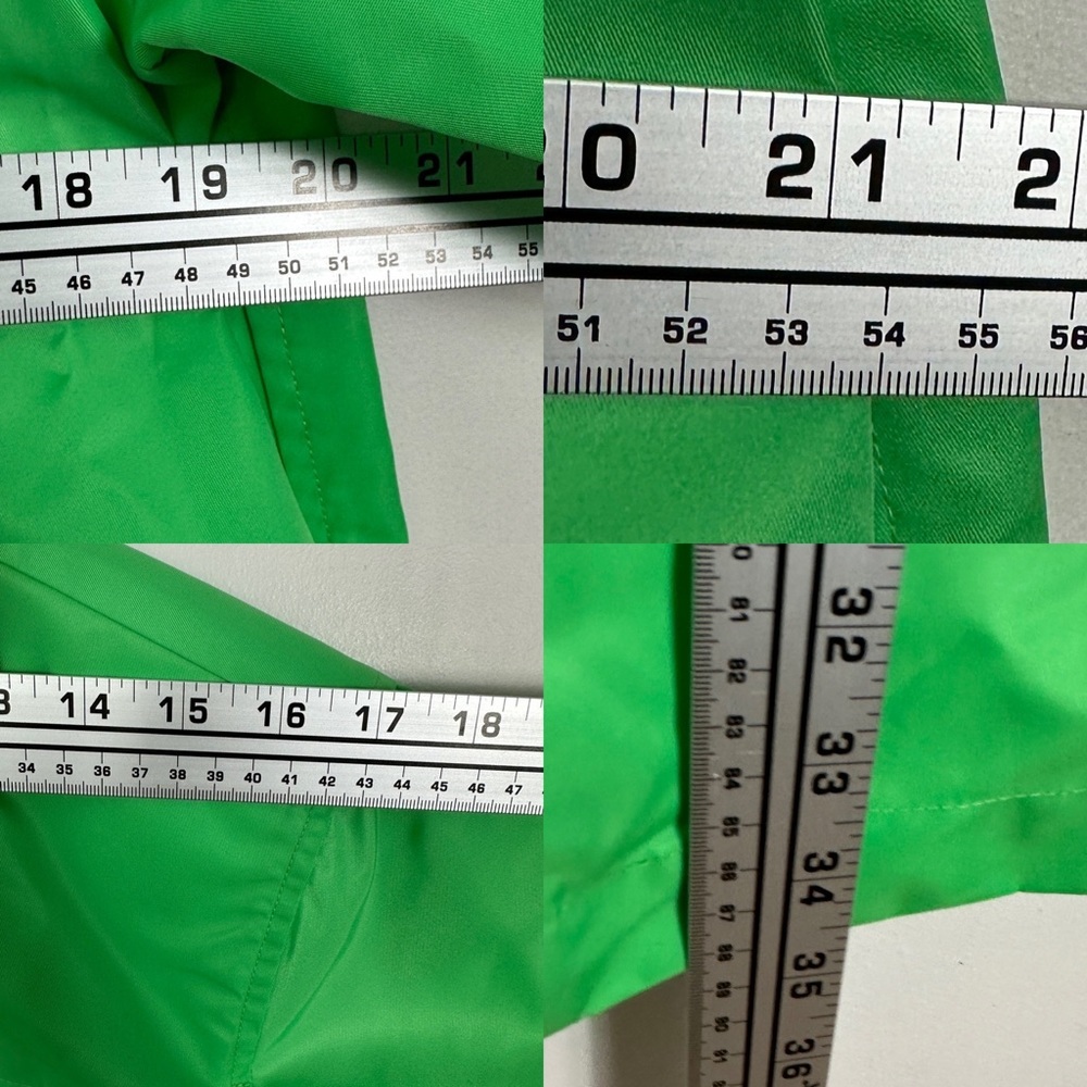 NEW Remain Birger Christensen Green Storm Mini Dress Size 4 Collared Bright NWOT - Picture 12 of 13